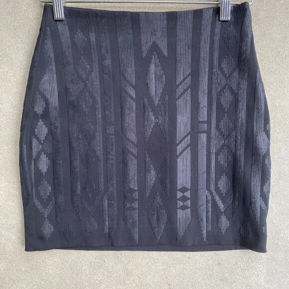 Black Sequin Mini Skirt - Picture 8 of 13